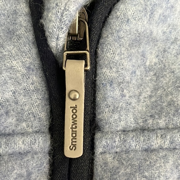 Smartwool Hudson Trail Fleece Hoodie in Storm Blue - Size XS - Picture 7 of 11